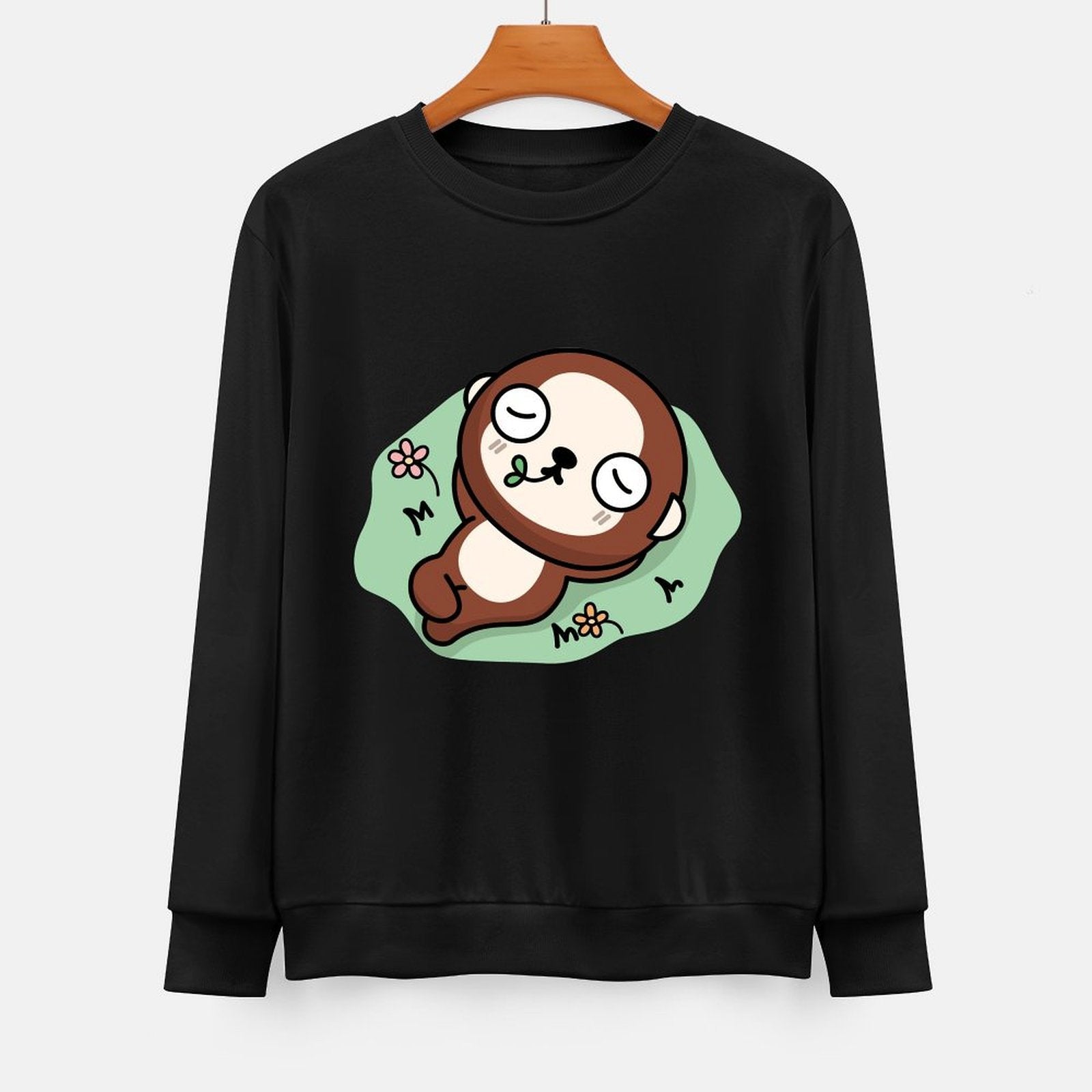 Front Patterned Long Sleeve TopPrint-Ready Outdoor